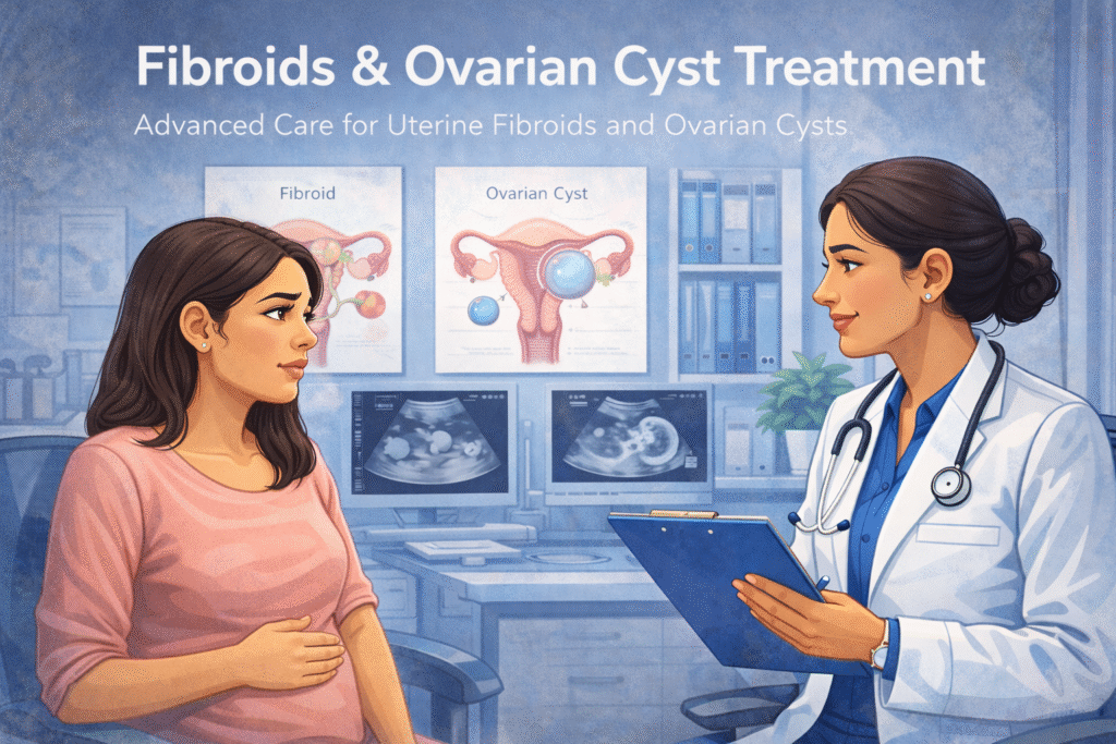 Medical care for fibroids and ovarian cysts with accurate diagnosis and personalized treatment
